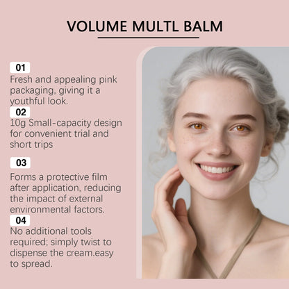 Calcium Volume Multi Balm Stick Moisturizing Repair Improve Dull Wrinkle Fine Lines Brighten Facial Collagen Nourish Firm Cream